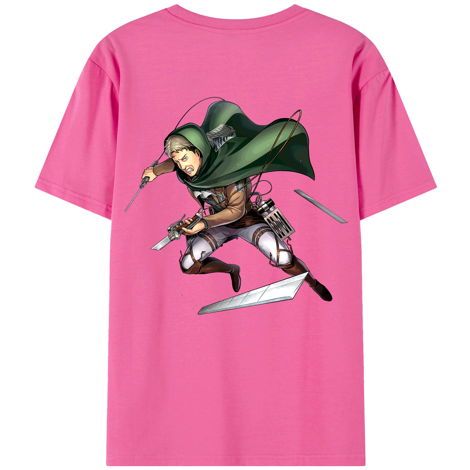 （画像用） 進撃の巨人 Attack on Titan レディース半袖Tシャツ(バックプリント)